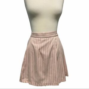 City‎ Triangles 90s Vintage Wrap Mini Skirt Striped Pink 5